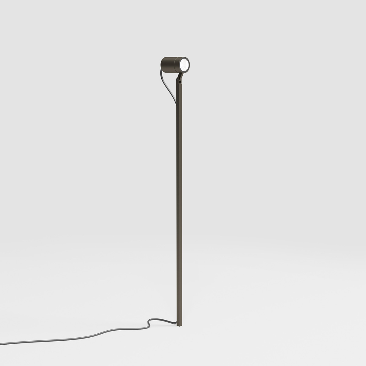 IP44.DE Piek 100 LED Spießstrahler, cool brown (braun)