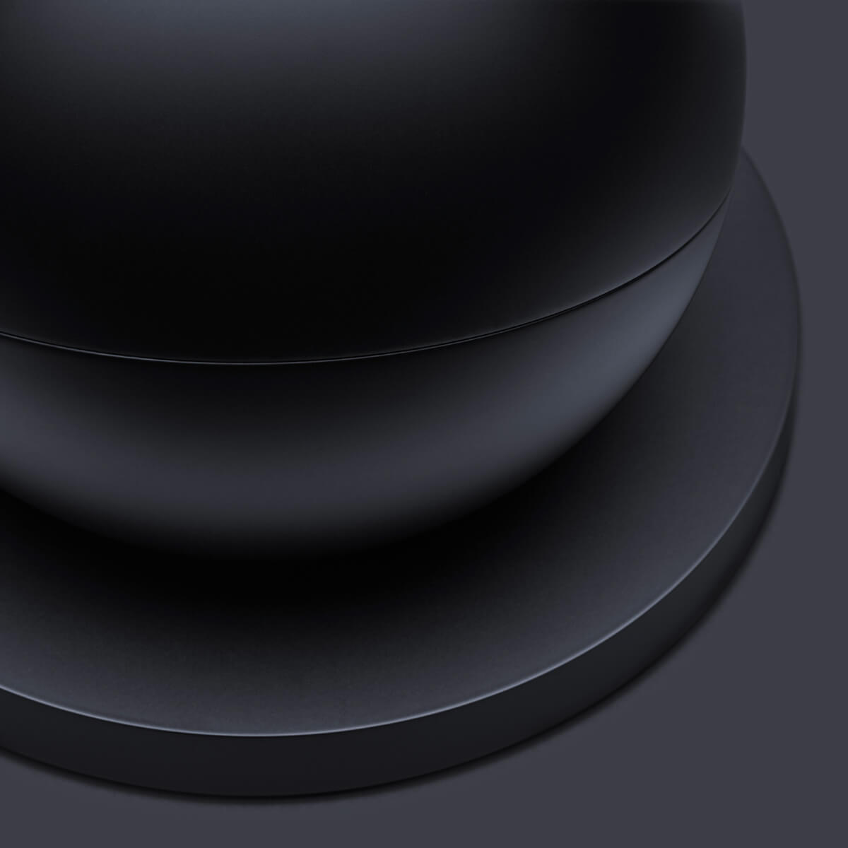 Occhio Sito R basso Volt C80 Bodenleuchte, schwarz matt