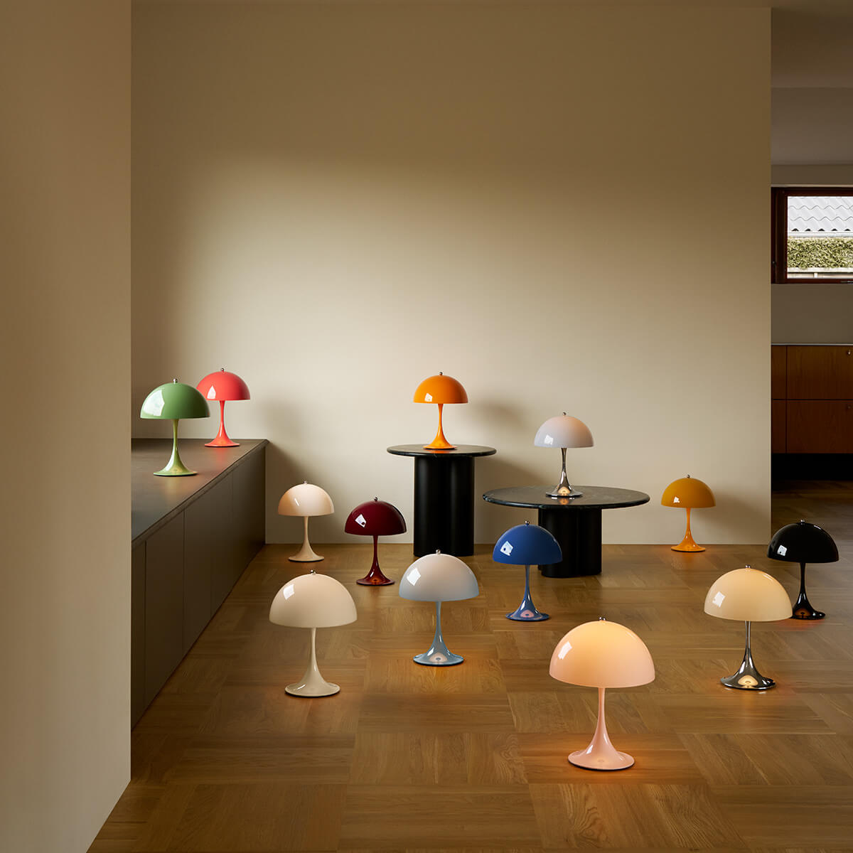 Louis Poulsen Panthella 250 Portable V3 LED Akkuleuchte, verschiedene Ausführungen – Design by Verner Panton