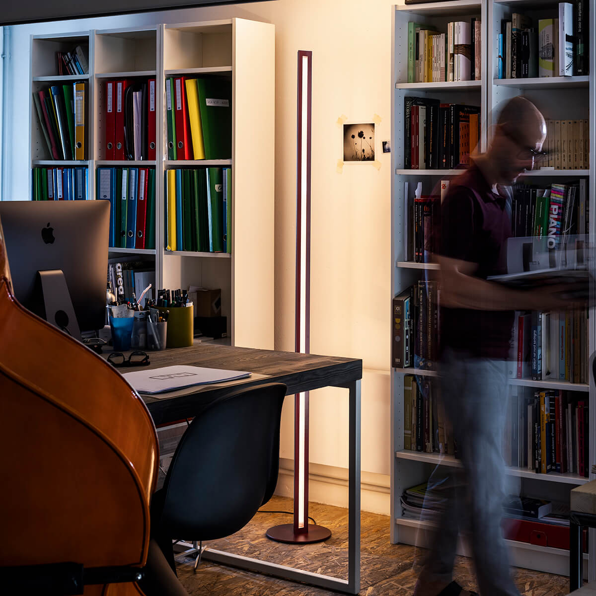 Foscarini Chiaroscura LED Terra, rosso scuro (dunkelrot)