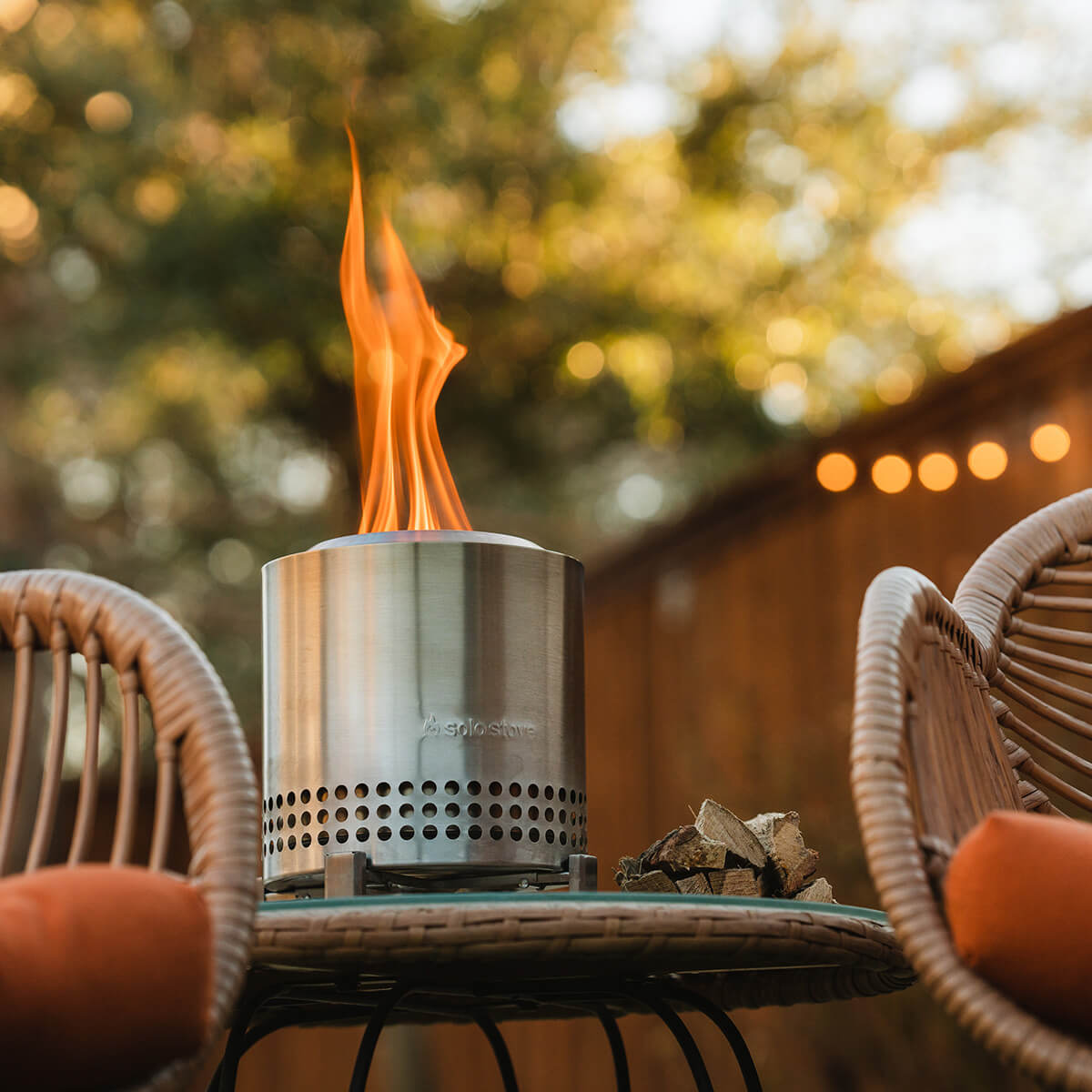 Solo Stove Mesa XL Tischfeuer & Tischkamin, Edelstahl