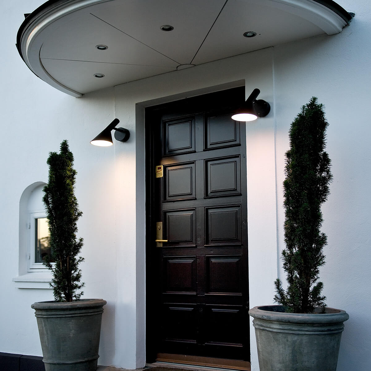 Louis Poulsen AJ 50 LED Wandleuchte, schwarz strukturiert