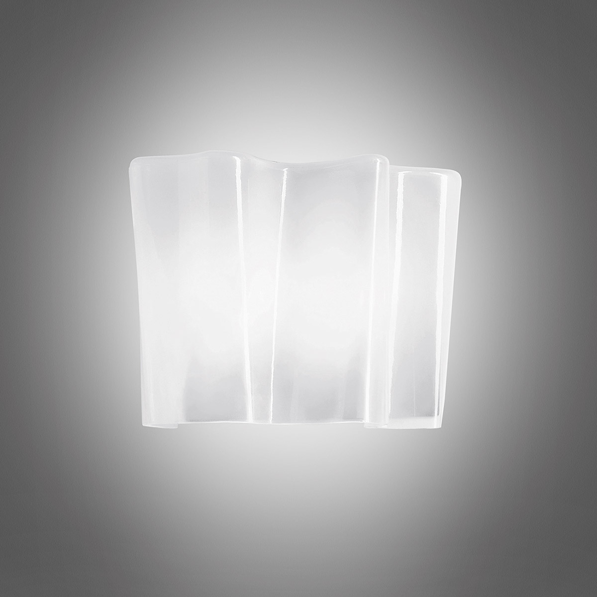 Artemide Design Logico Parete, milchig weiß