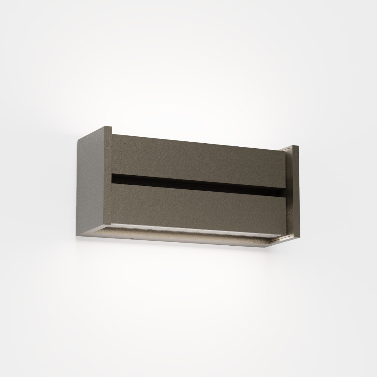 IP44.DE Slat LED Wand- / Deckenleuchte, cool brown (braun)
