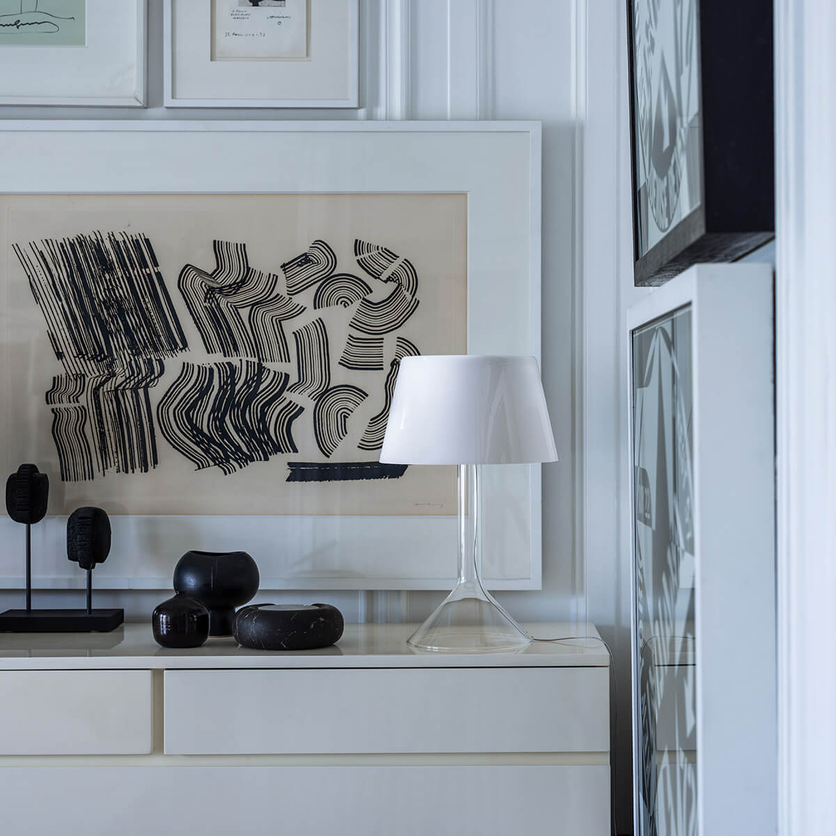 Foscarini Chapeaux V LED Tavolo, bianco caldo (warmweiß) (ausgeschaltet)