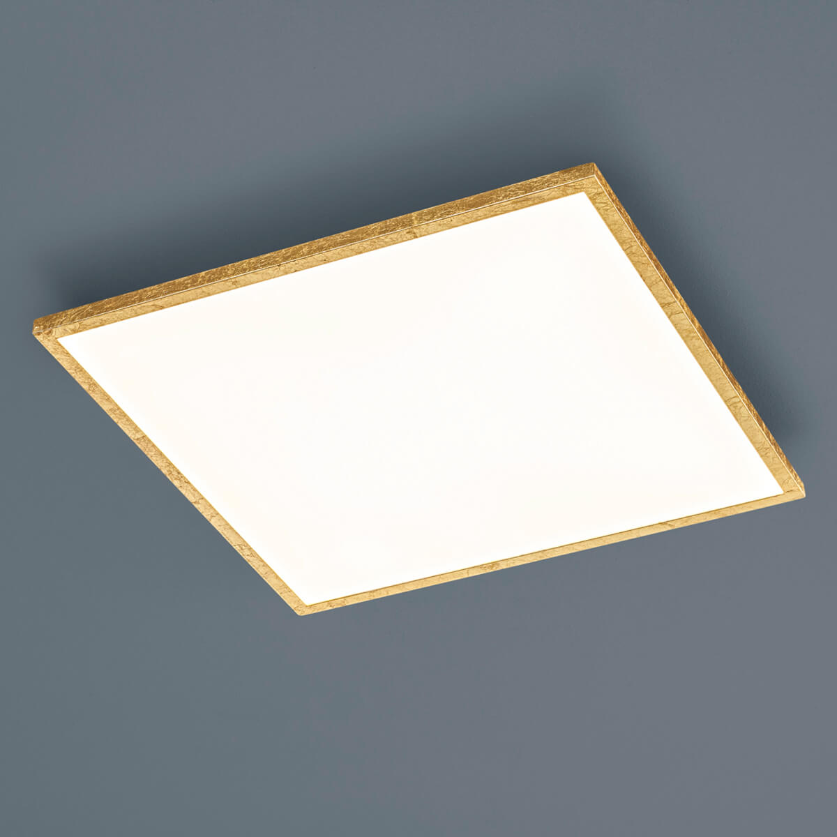 Helestra Rack LED Deckenleuchte, 40 x 40 cm mit Casambi-Modul, Blattgold
