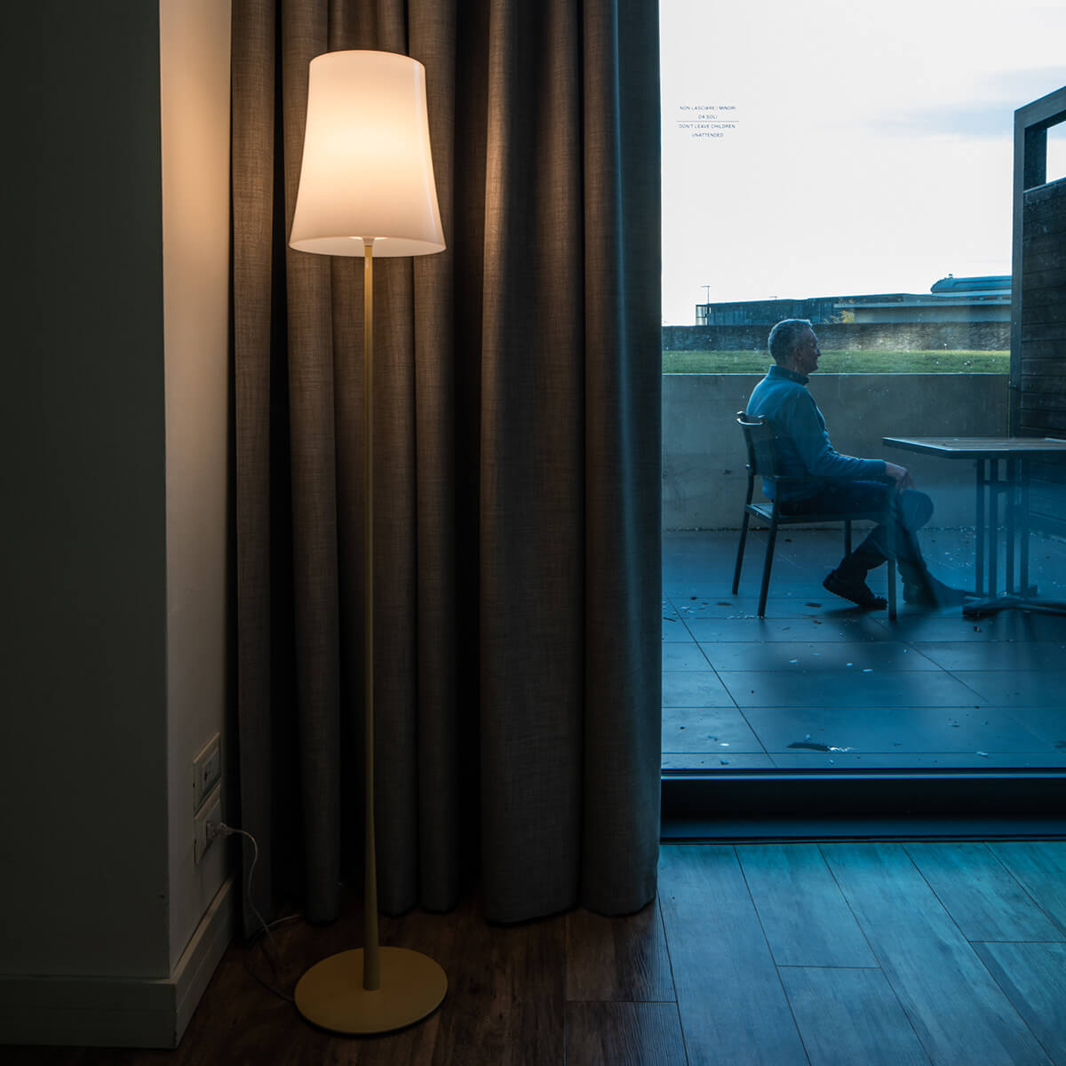 Foscarini Birdie Easy Lettura Terra, giallo sabbia (sandgelb)