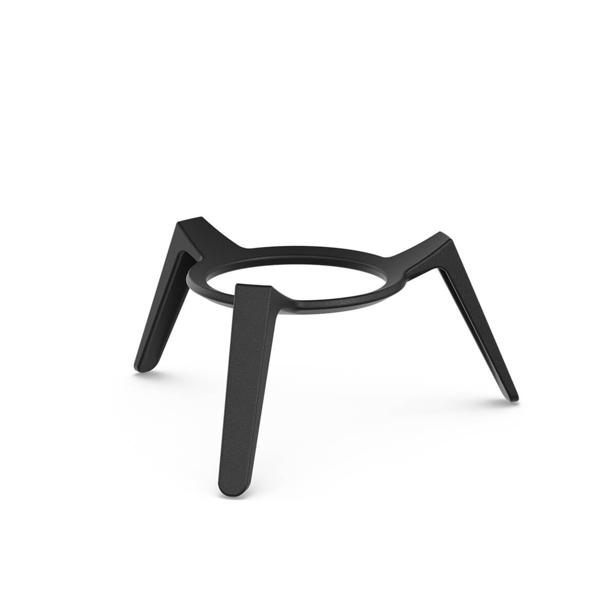 Höfats Moon 45 niedriger Fuß, Gusseisen mattschwarz Moon 45 niedriger Fuß