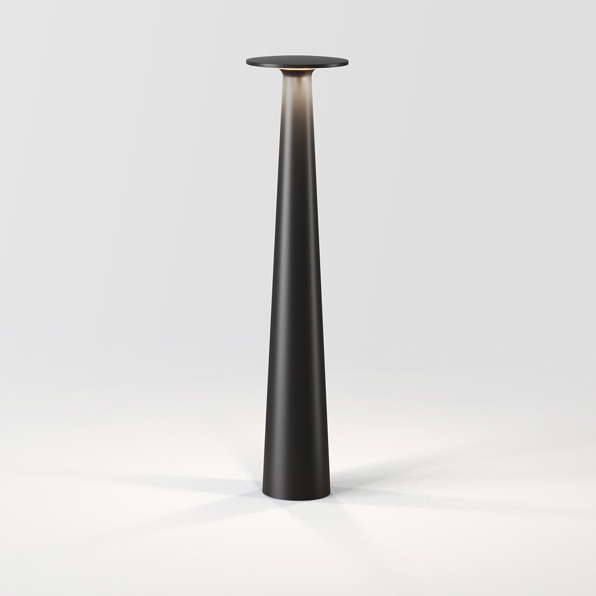 IP44.DE 1 x Lix Skinny LED Akkuleuchte, jet black (schwarz)