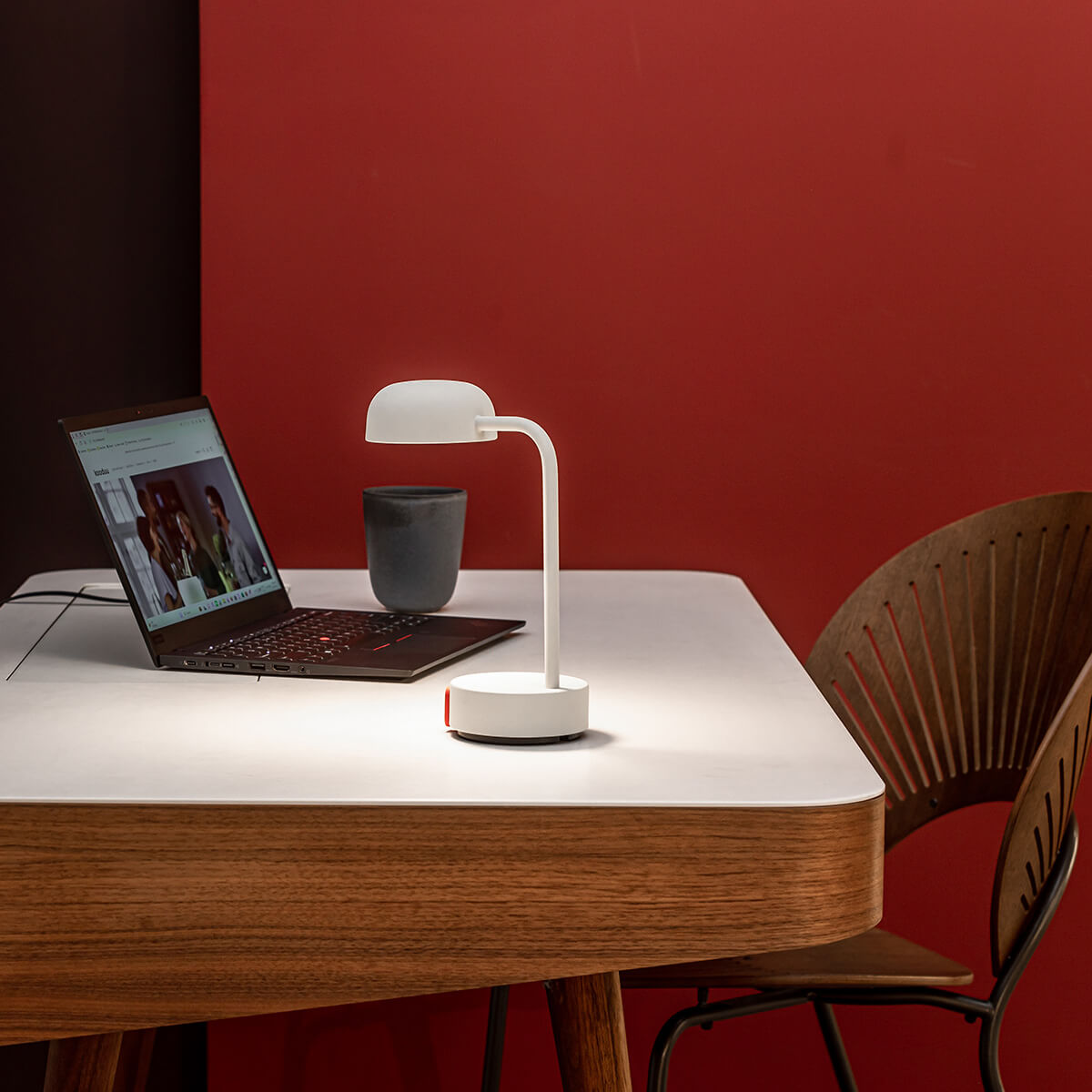 Kooduu Fokus LED Akkuleuchte, Cloudy white (weiß)