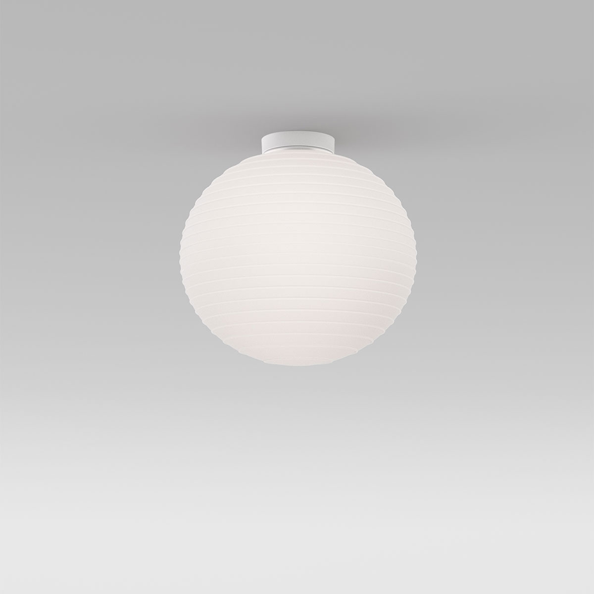 Rotaliana Flow Glass Deckenleuchte, H4, Ø: 33 cm, weiß