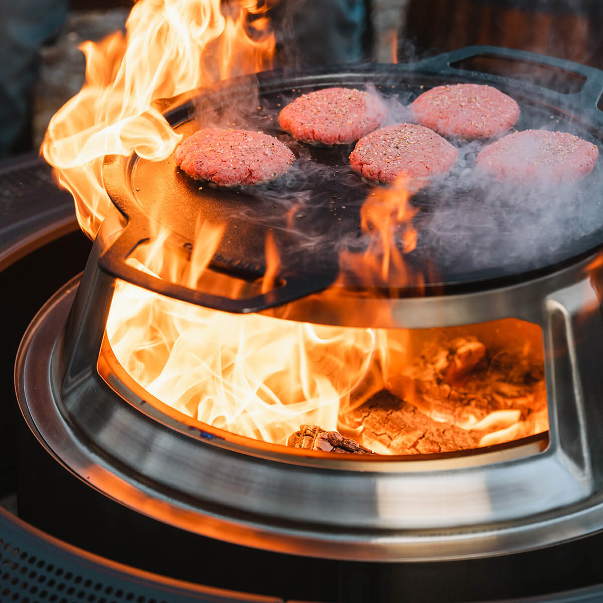 Solo Stove Surround Large Feuerschalentisch, Stahl pulverbeschichtet (Feuerschale und Hub nicht inbegriffen)