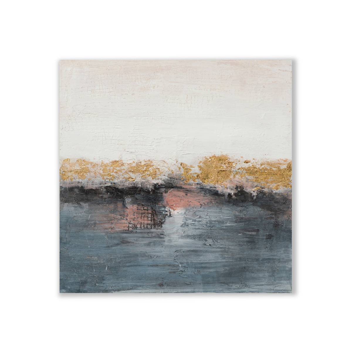 ImageLand Gemälde Abstrakt in Nude und Blau, 60 x 60 cm, Acryl auf Leinwand Gemälde Abstrakt in Nude und Blau, 60 x 60 cm