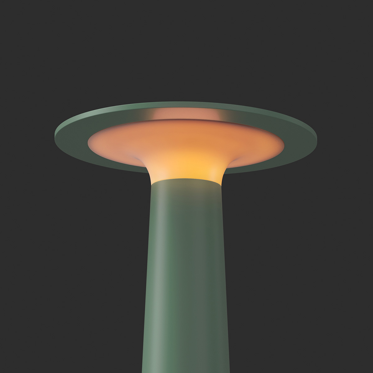 IP44.DE Lix LED Akkuleuchte, Dim-to-Amber, sage (salbeigrün)