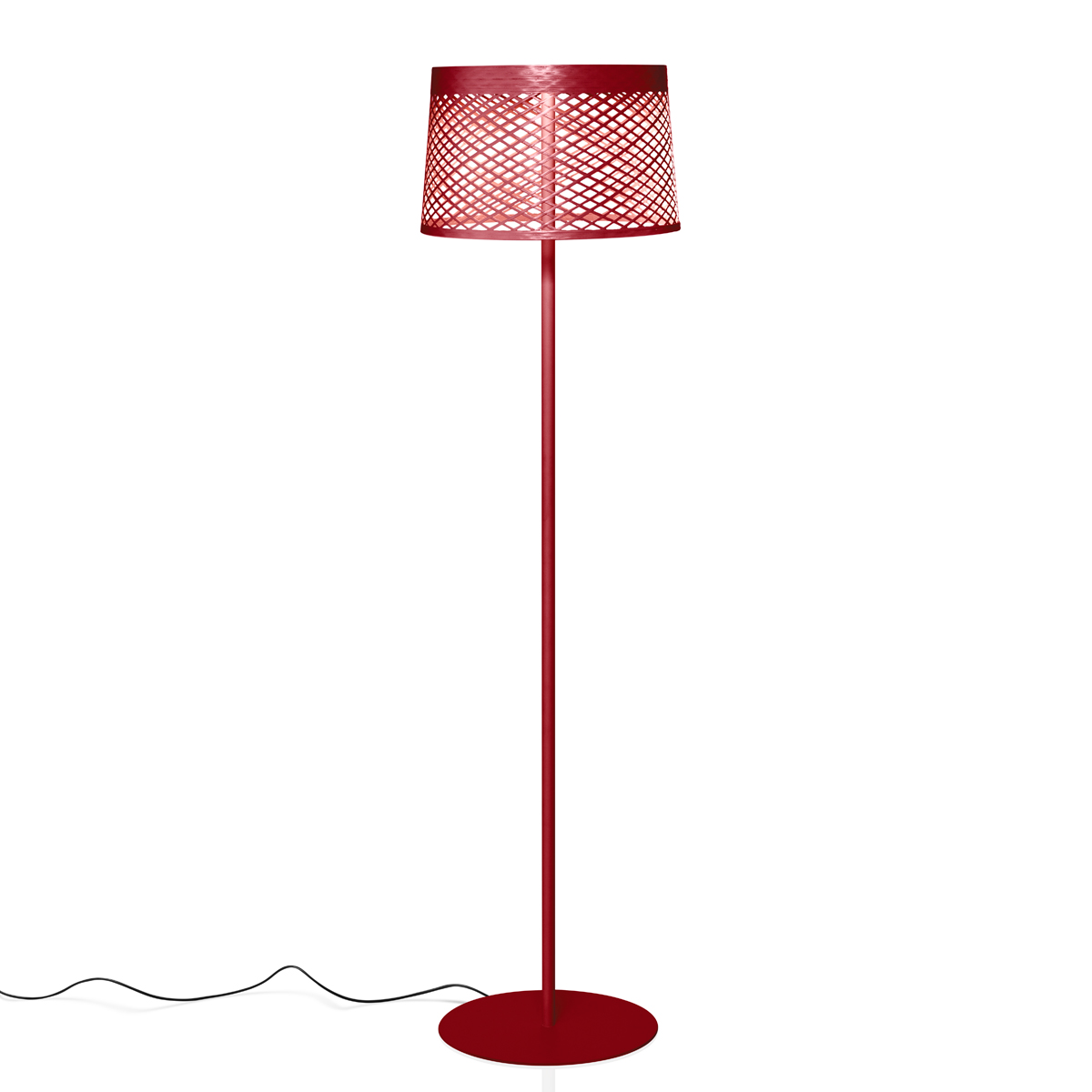 Foscarini Twiggy Grid LED Lettura Outdoor, carminio (karminrot)