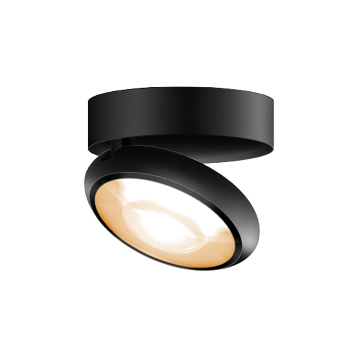Bruck Blop 3D AC C W LED Wand- / Deckenleuchte, schwarz