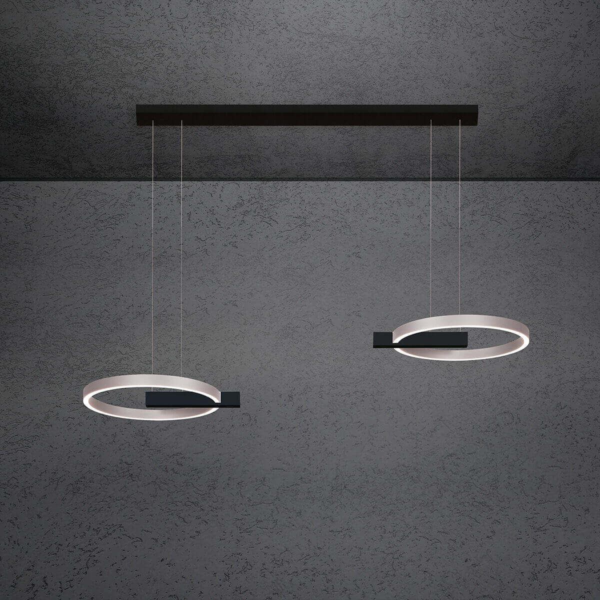 schwarz / Alu eloxal