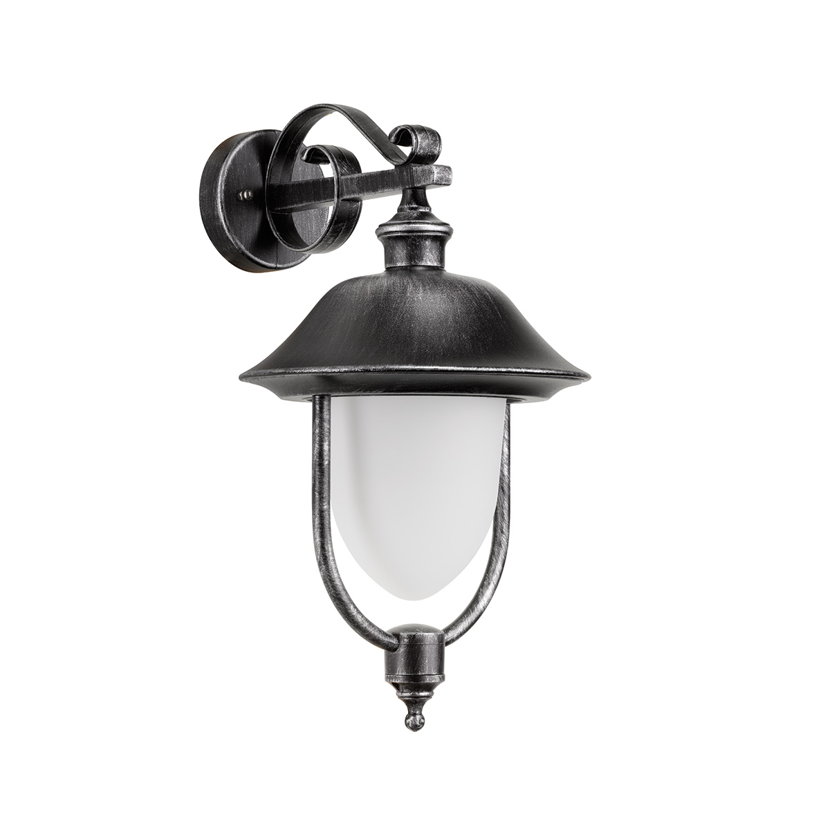 LCD Außenleuchten 1151/1154 Wandleuchte, schwarz/Silber