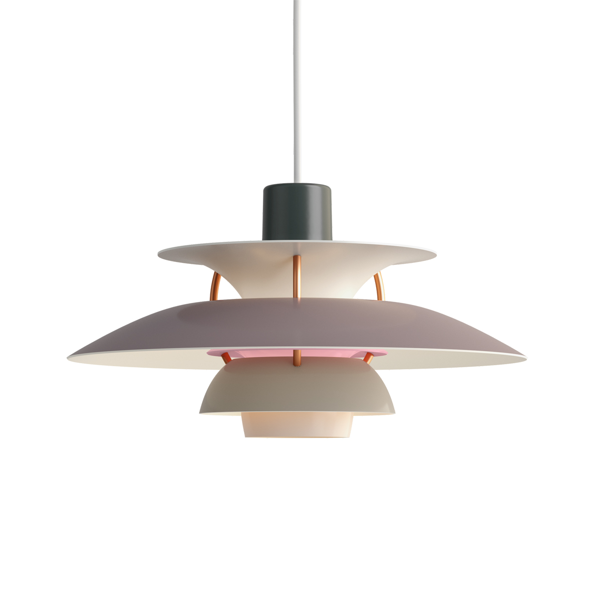 Louis Poulsen PH 5 Mini Pendelleuchte, Hues of Grey (grau)