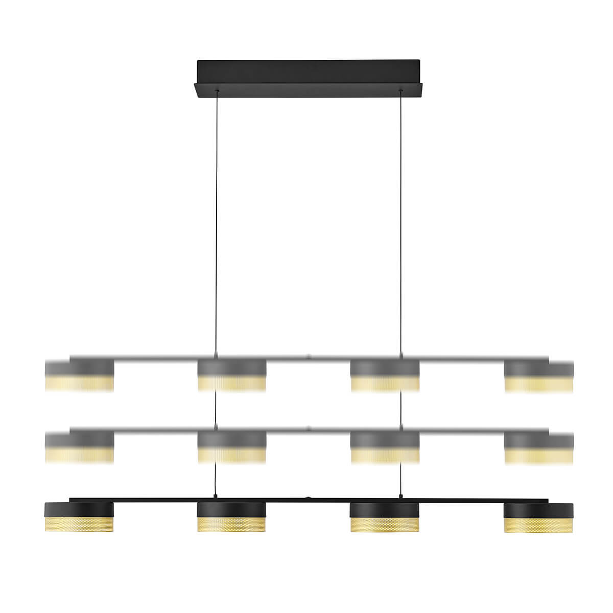 Mesh LED Pendelleuchte, 4-flg.