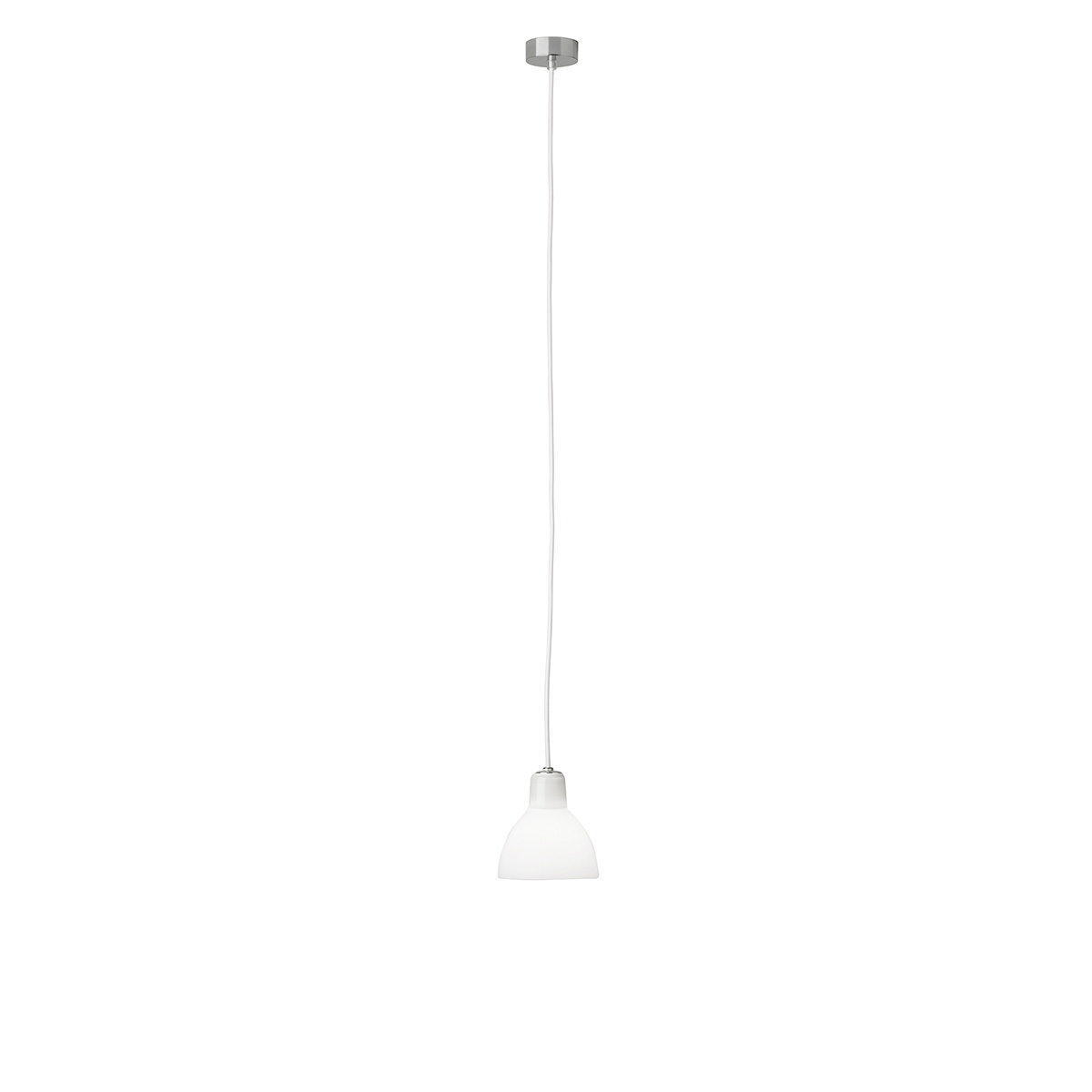 Rotaliana Luxy H5 Pendelleuchte, Kabel: weiß, Schirm: weiß matt