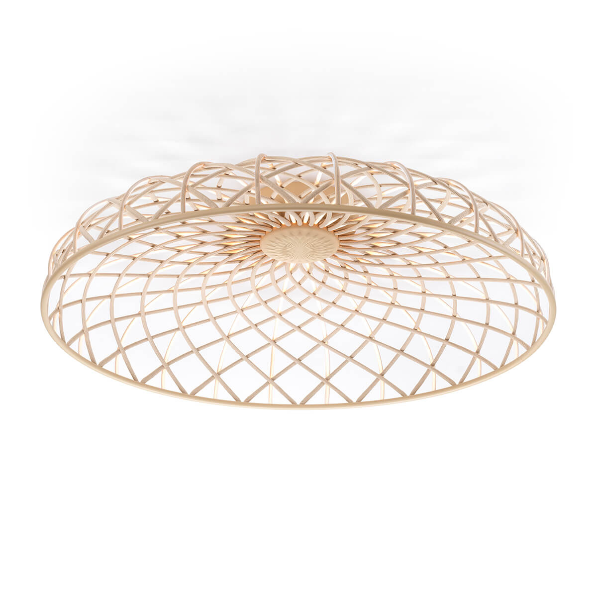Flos Skynest C LED Deckenleuchte, mandelfarben
