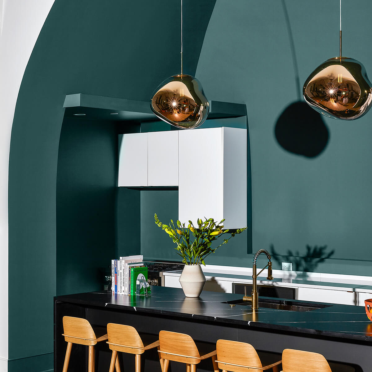 Tom Dixon Melt Mini LED Pendelleuchte, Gold