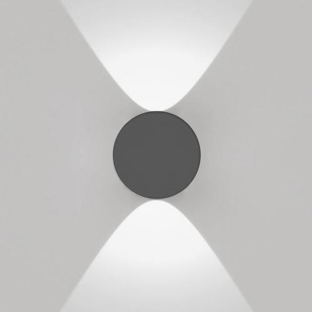Artemide Outdoor Effetto 16R LED Außenwandleuchte 2L, 2 x 40°, anthrazitgrau