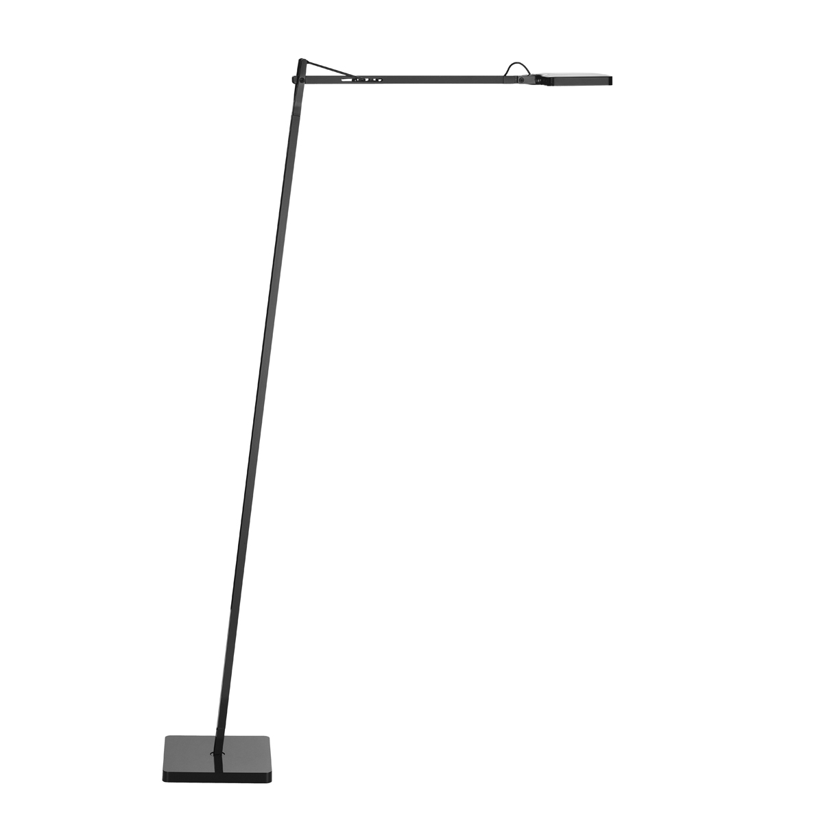 Flos Kelvin LED F Stehleuchte, schwarz glänzend