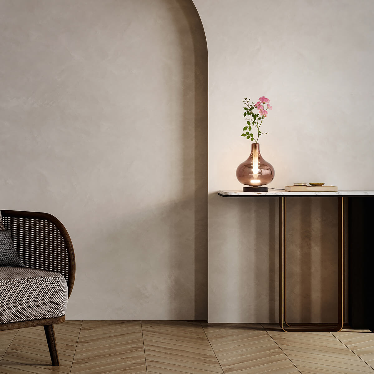 Crodo LED Tischleuchte & Vase