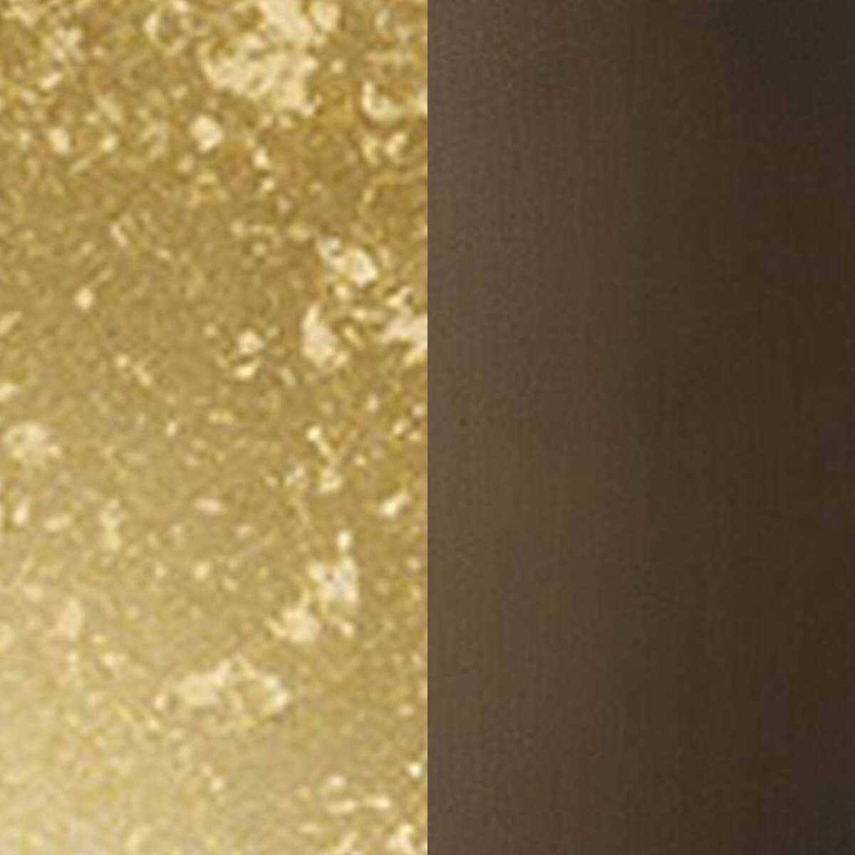 Icone Masai LED Tischleuchte, Gold pulverbeschichtet / Bronze gebürstet