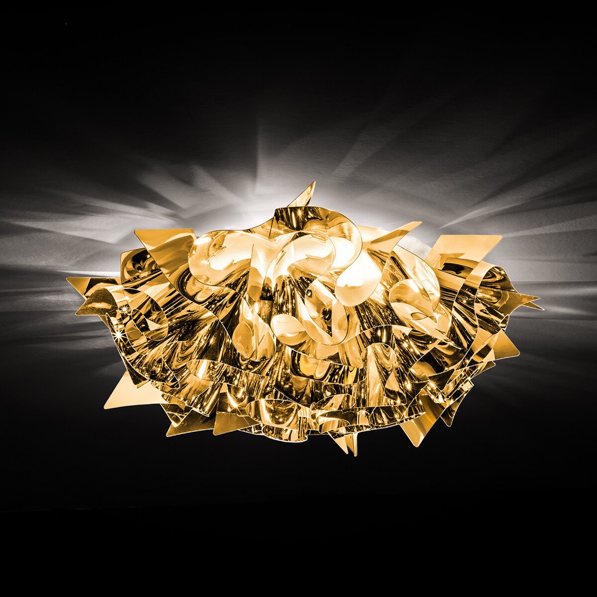 Slamp Veli Ceiling / Wall Medium, gold (Gold)