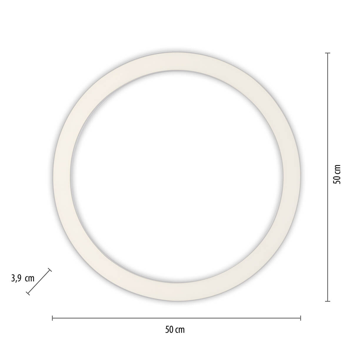 PURE Lines Round LED Deckenleuchte mit CCT