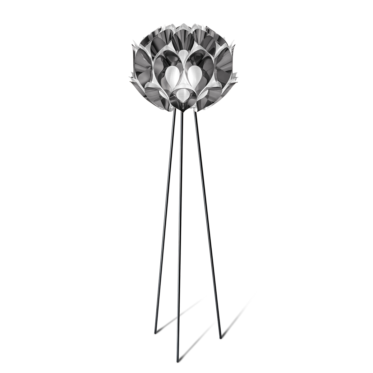 Slamp Flora Floor, pewter (zinnfarben)