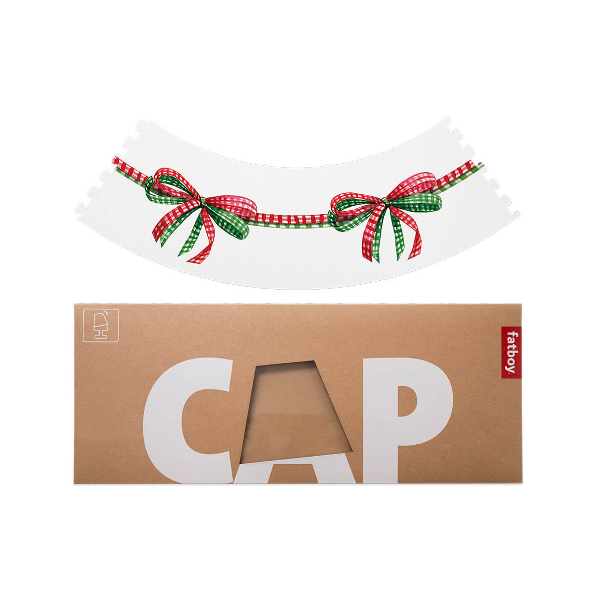 Fatboy X-mas Cooper Cappie Bow Wow für Edison the Petit, mehrfarbig, Verpackung