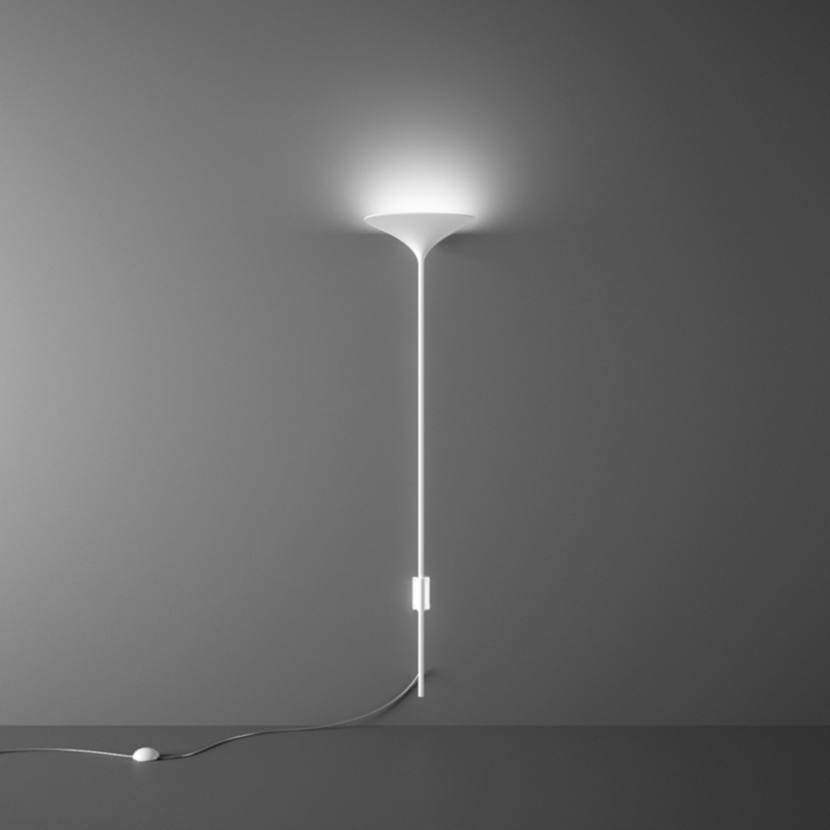 Rotaliana Sunset W1 LED Wandleuchte, 3000 K, weiß matt