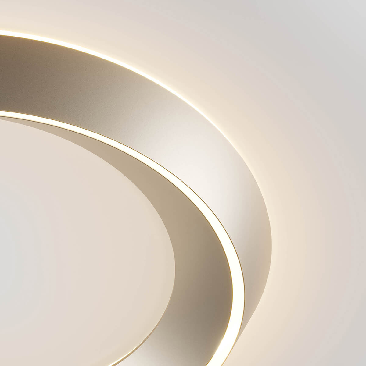 Lodes Tidal 60 LED Deckenleuchte, champagne matt