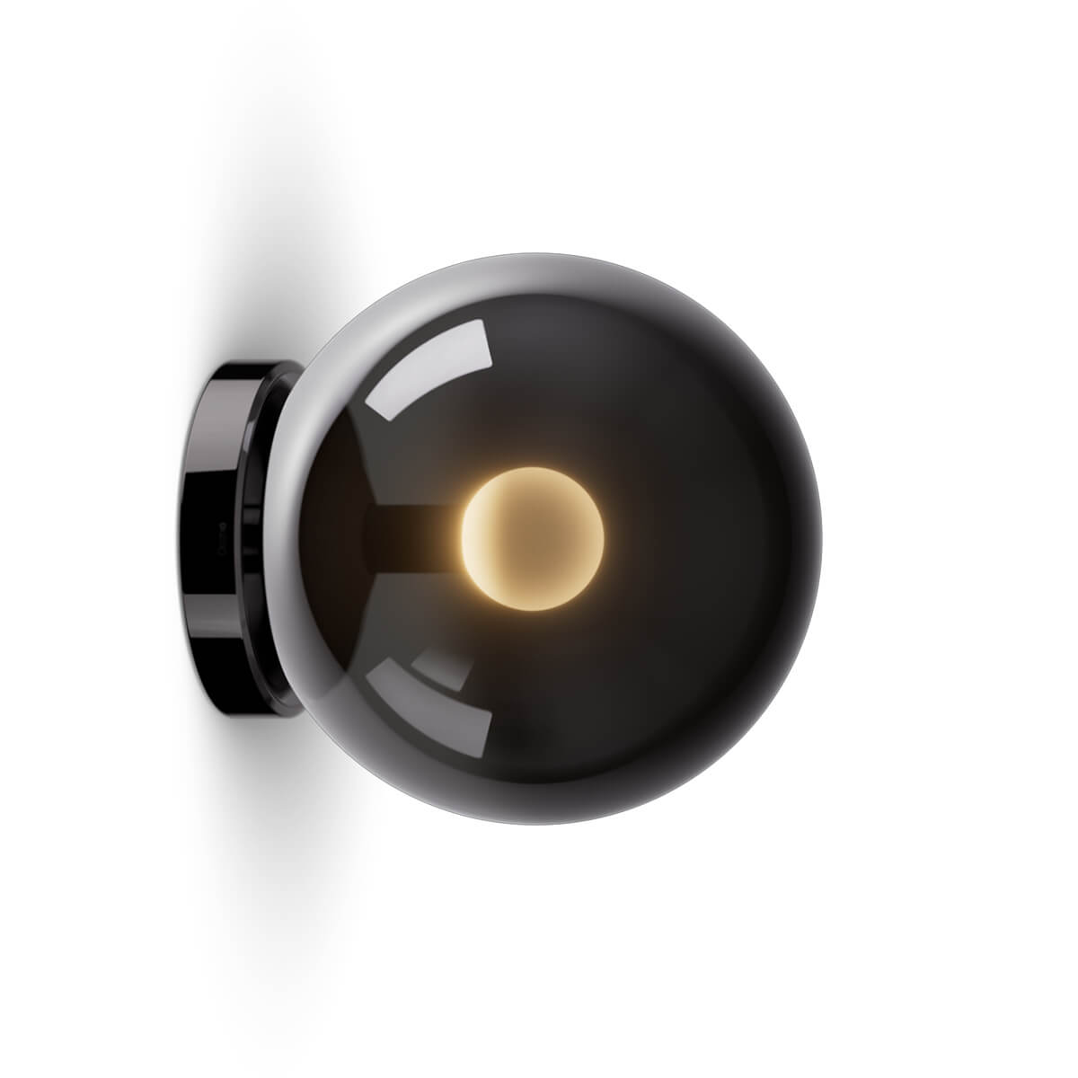 Ø: 20 cm, x-tra warm 2200-3500 K, dark chrome