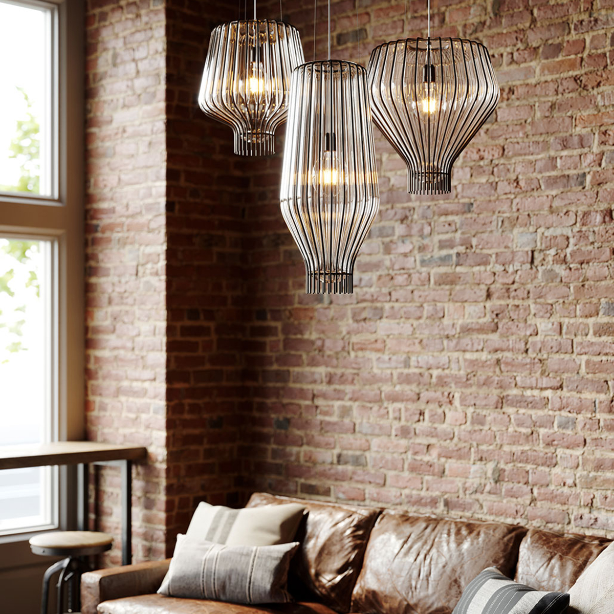 Fabbian Saya Pendelleuchte Ambiente