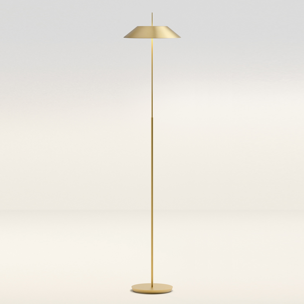 Vibia Mayfair 5515 Stehleuchte, 1. Generation, Gold satiniert matt