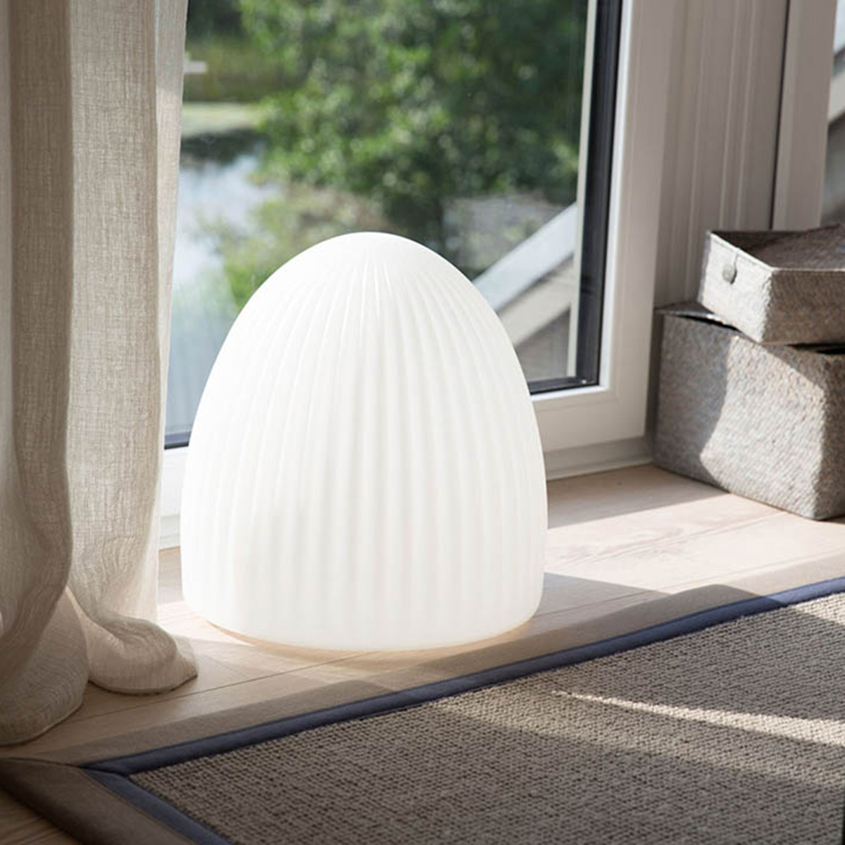 8 seasons design Shining Cage Dekoleuchte, weiß