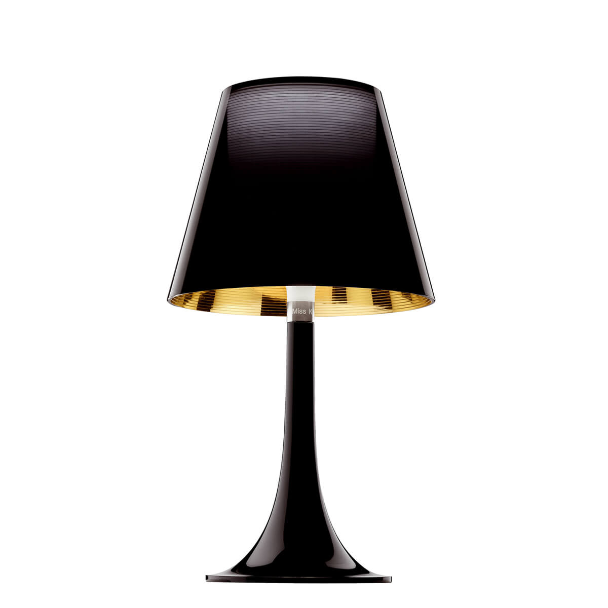 Flos Miss K Tischleuchte, Alu-beschichtet schwarz