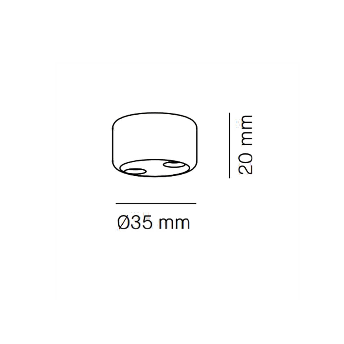 Milan Nod Pendelleuchte, 2-flg, Magnet-Halter (Accessoire), Maßzeichnung