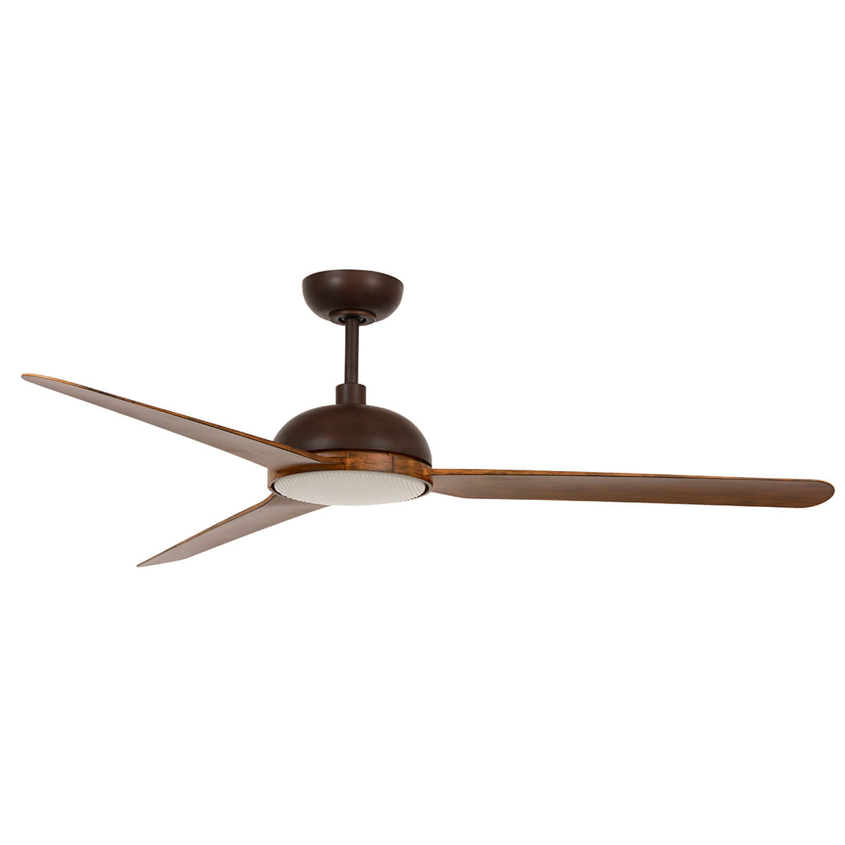 Beacon Lighting Lucci Air Unione Deckenventilator mit Licht, Bronze matt, Flügel: Koa-Holz