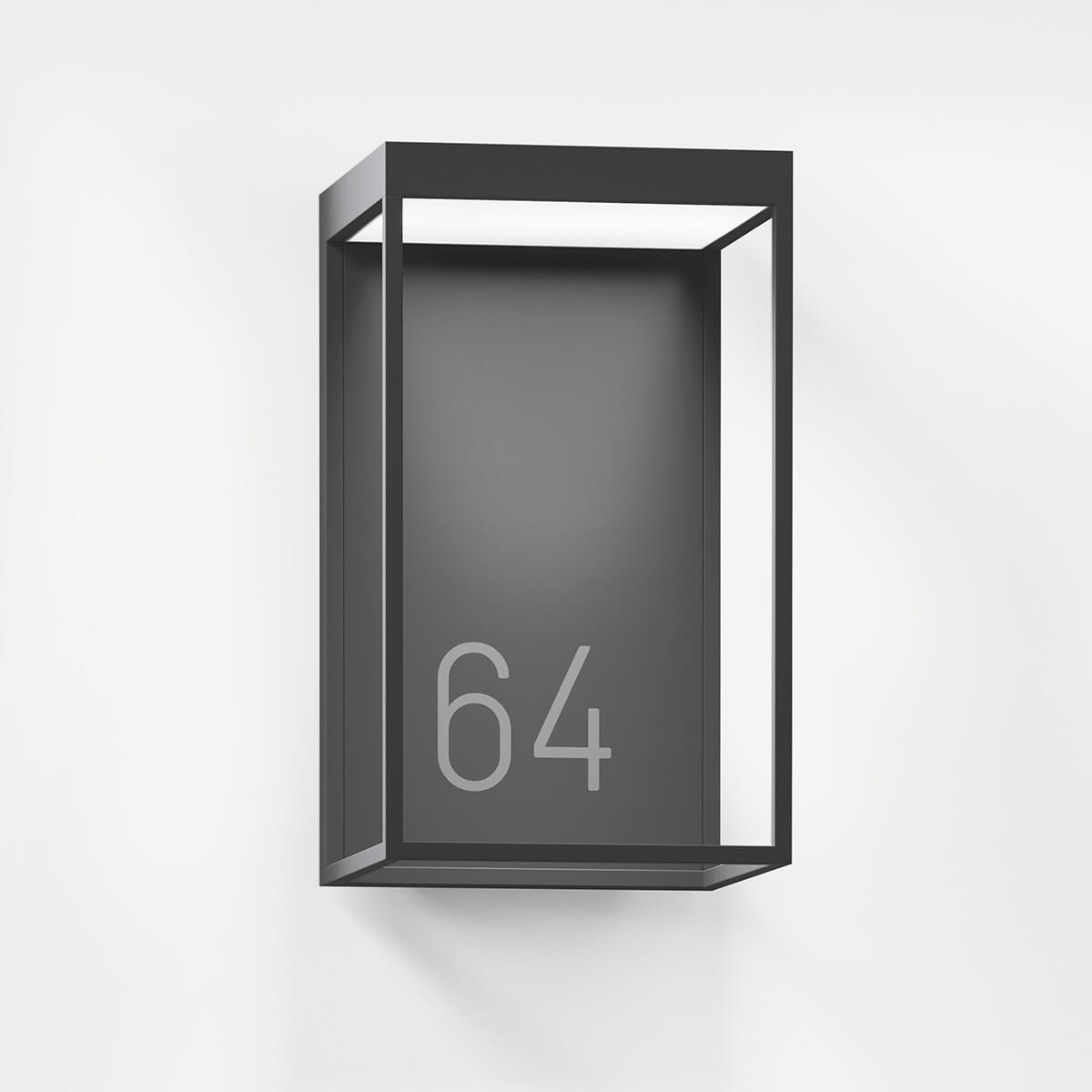 IP44.DE Gic number LED Außenwandleuchte, anthrazit, Cover: anthracite (anthrazit)