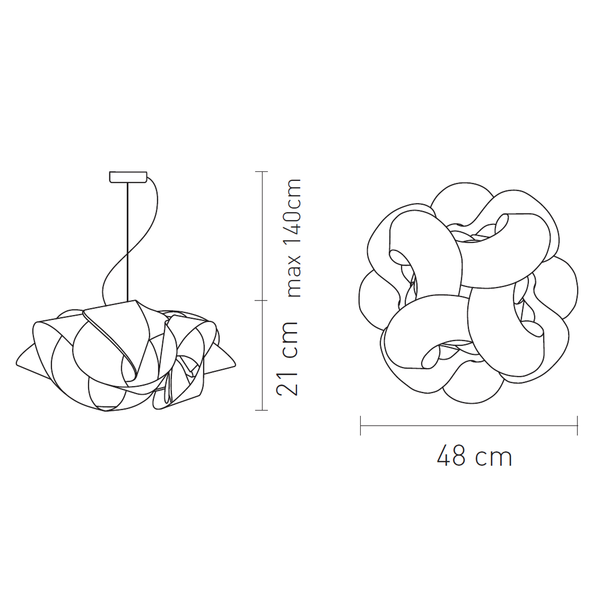 Slamp Fabula Suspension