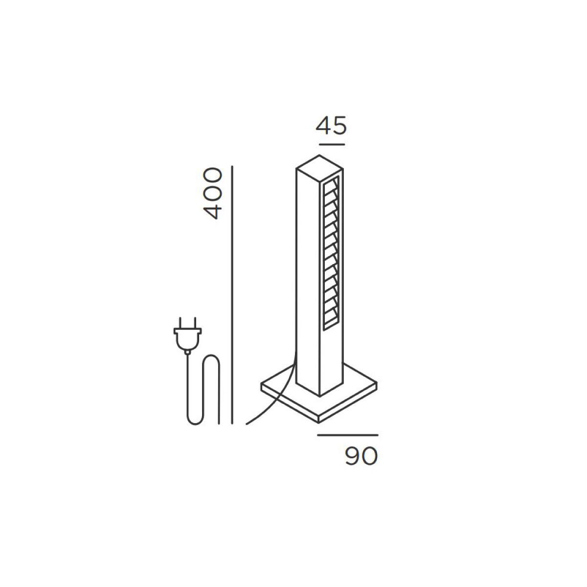 Lin Base LED Pollerleuchte