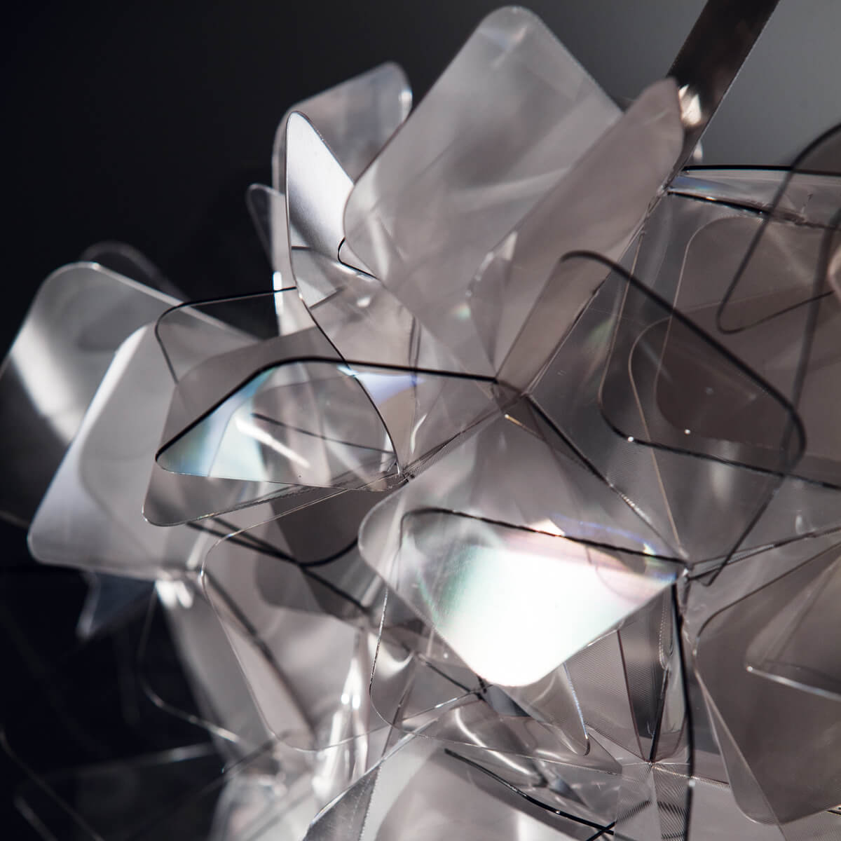 Slamp Clizia Ceiling / Wall Medium, fumé (grau)