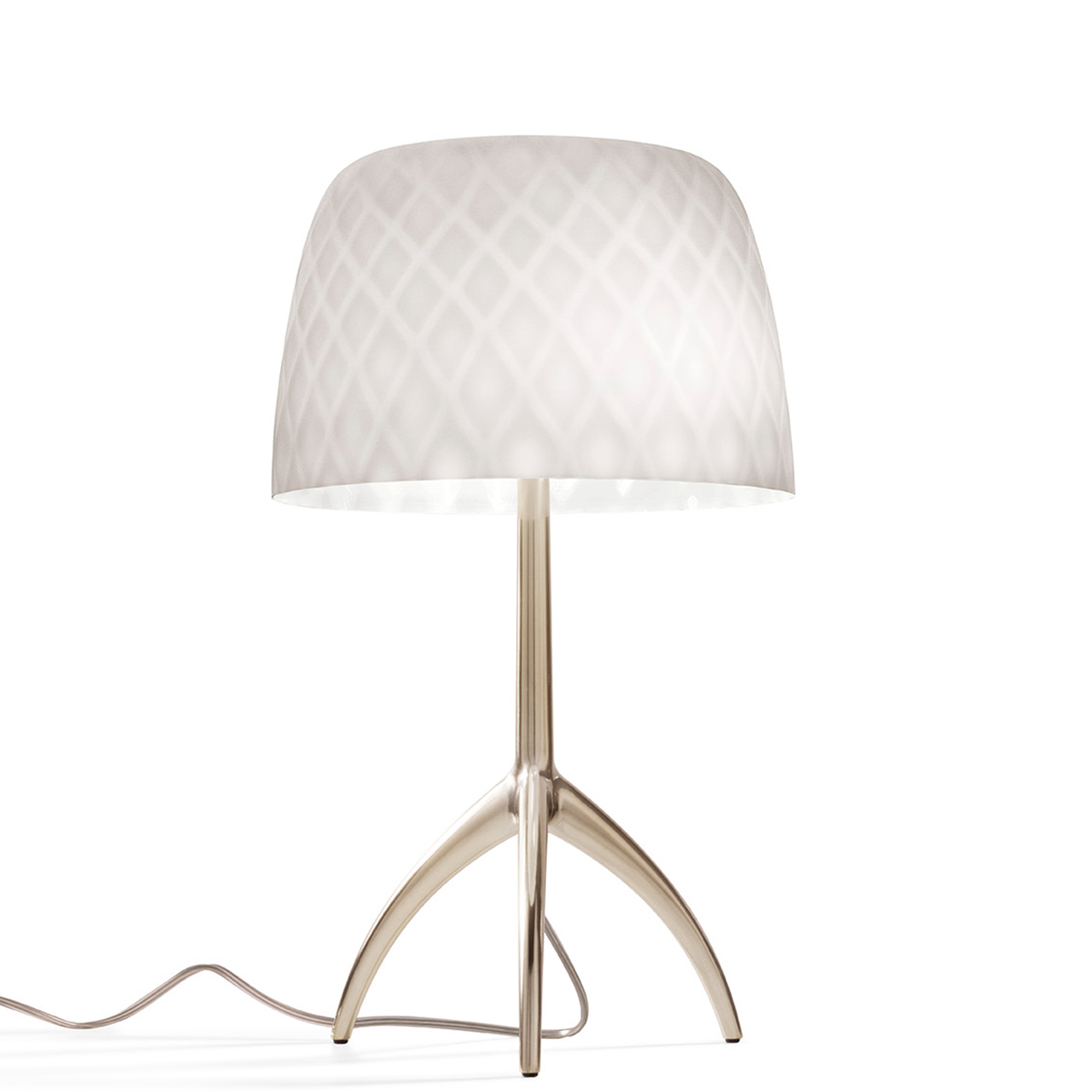 Foscarini Lumiere 30th Grande Tavolo, champagner / pastilles (Rautenmuster)