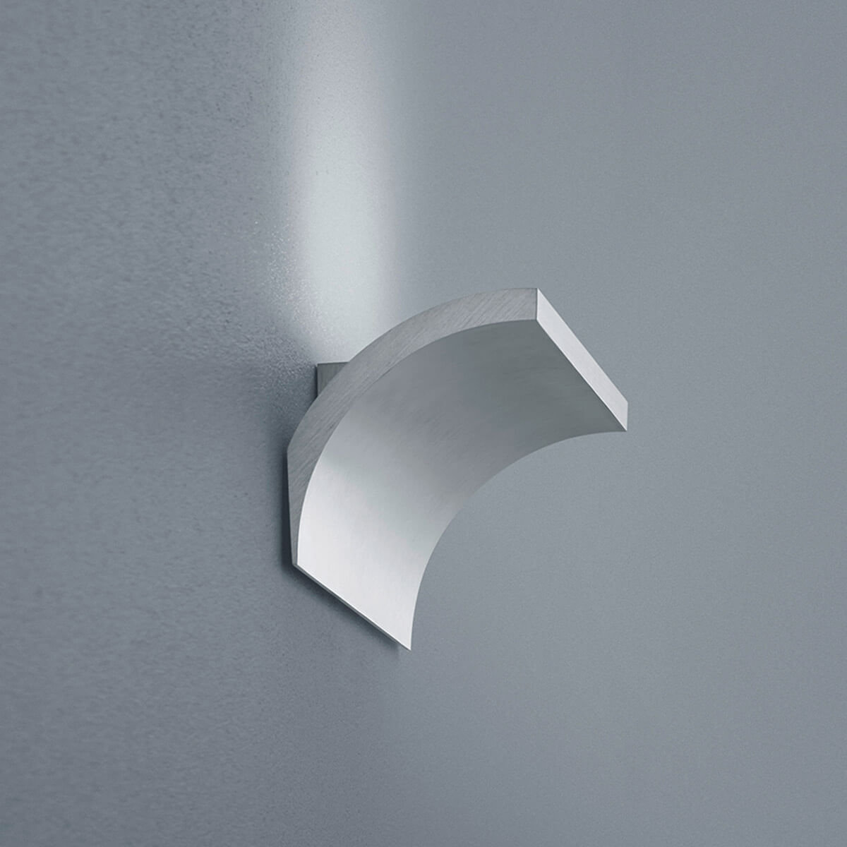 Helestra Adeo LED Wandleuchte, Nickel matt